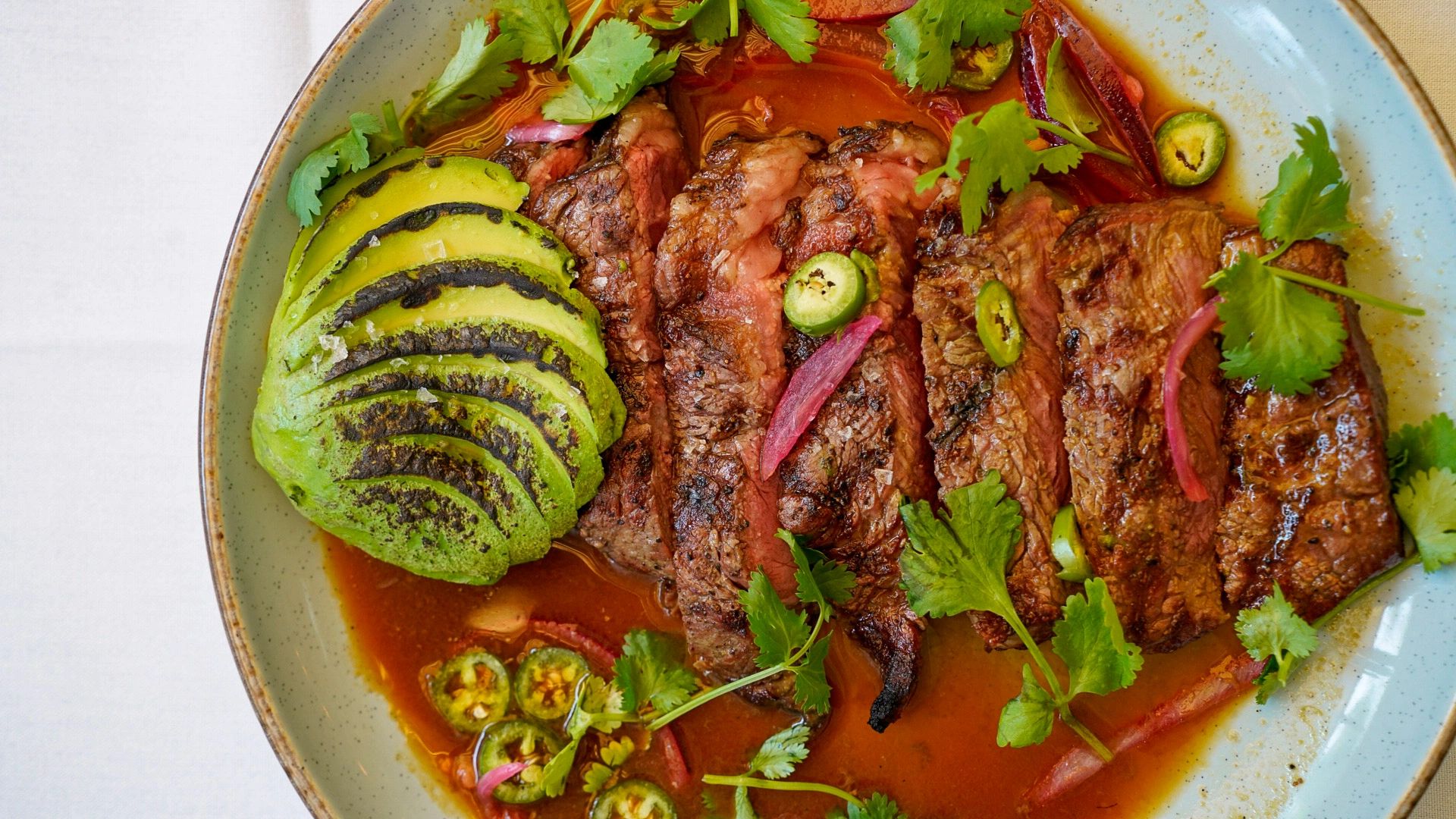 Beautifully plated Southwestern dish at Posada Alta Cocina